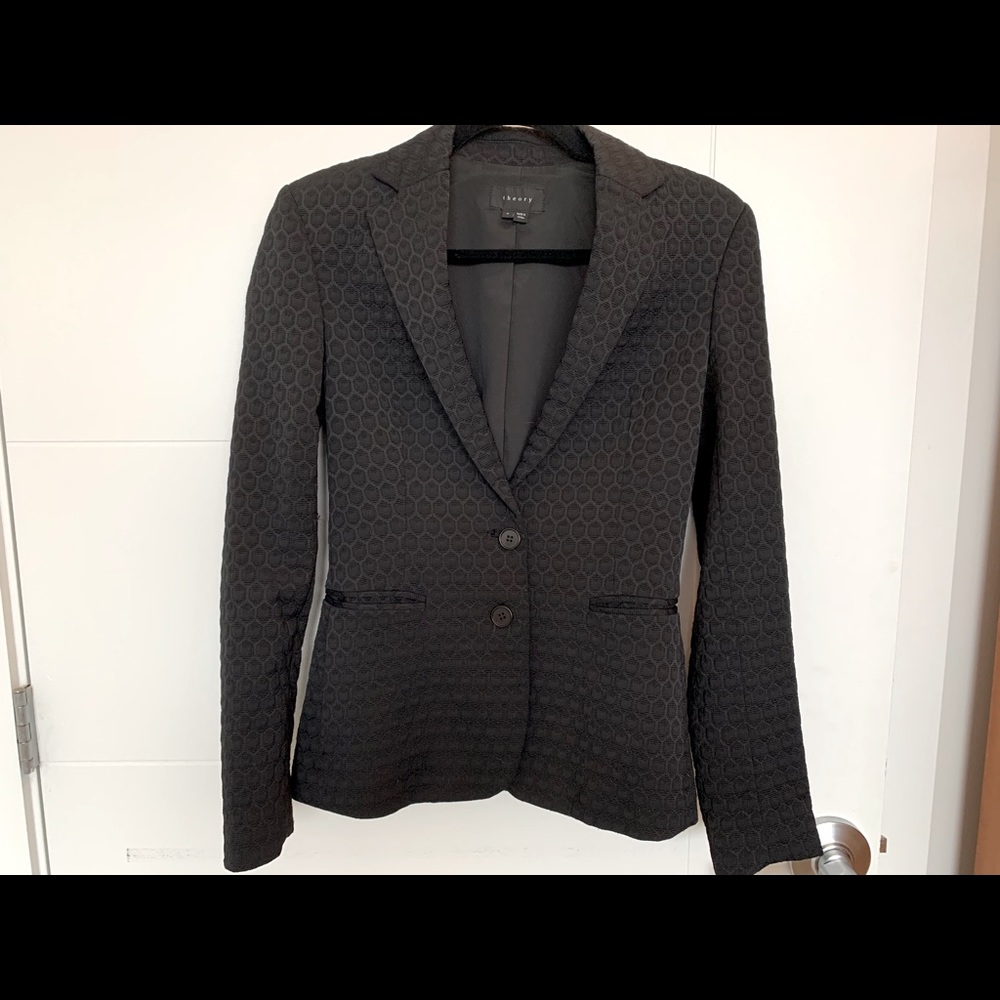 Theory Black Blazer Size 0